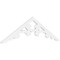 Ekena Millwork Pitch Vienna Architectural Grade PVC Gable Pediment, 72"W x 21"H x 1"P (7/12) GPP072X021X100VIE - alternate 1